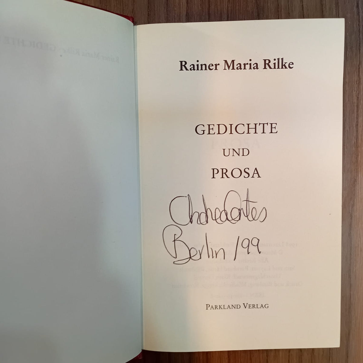 Gedichte und Prosa