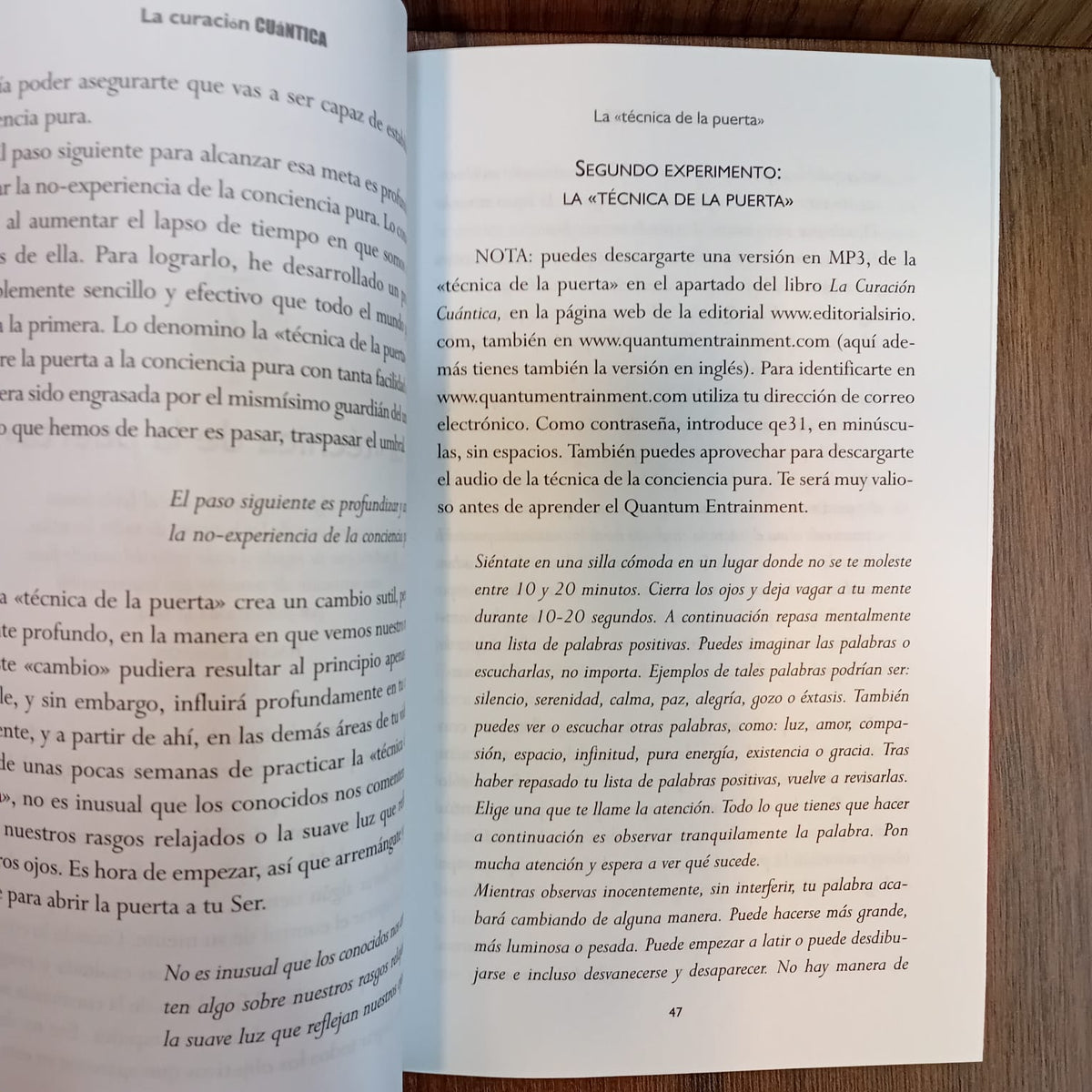 La curación cuántica