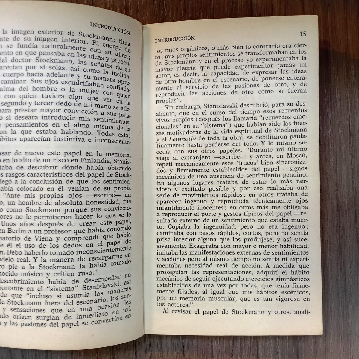 El arte escénico