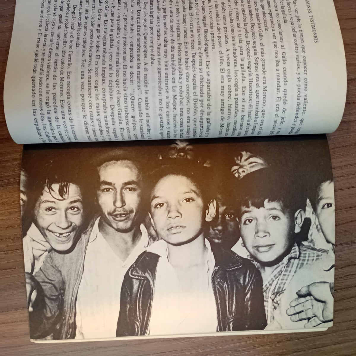 Gamines. Testimonios