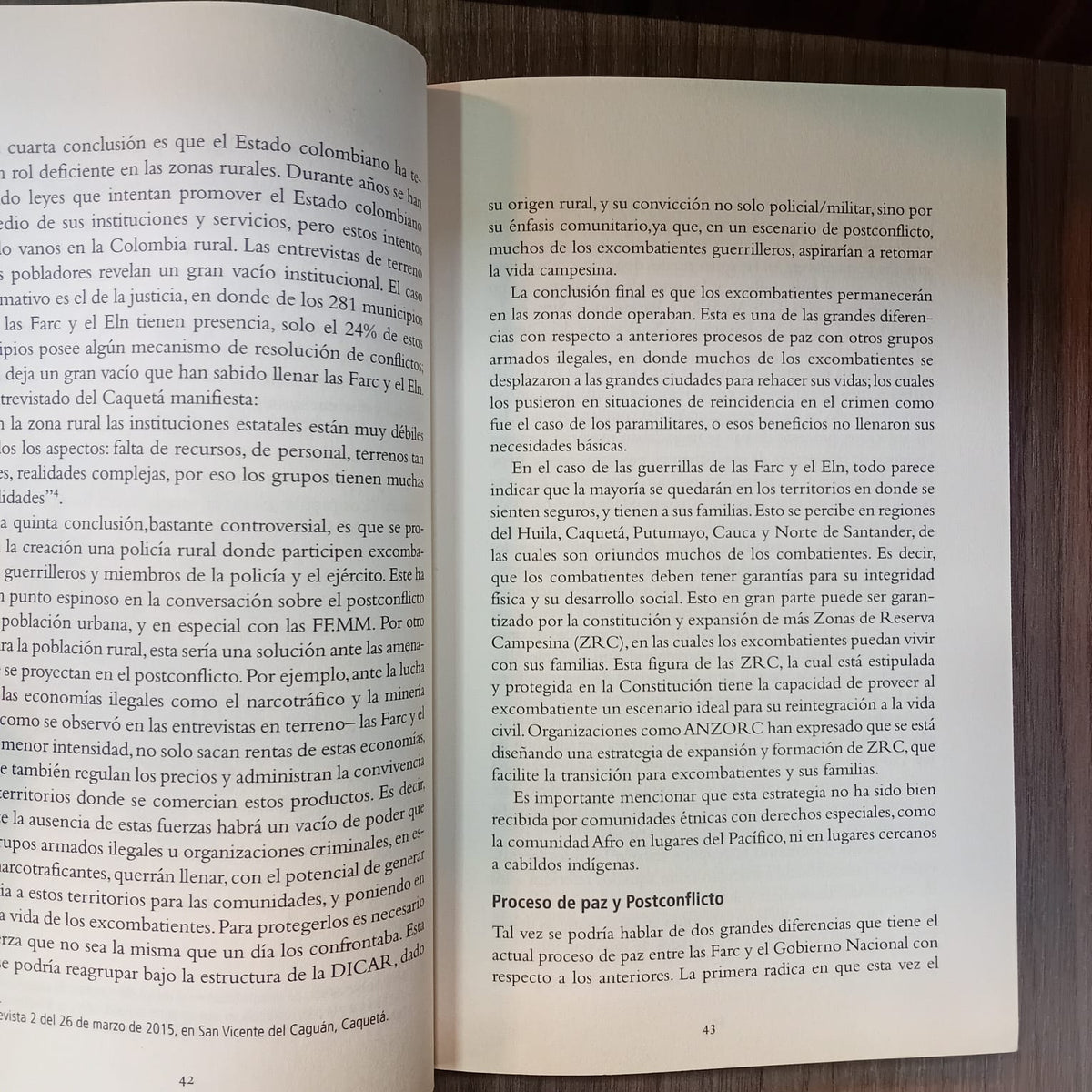 Los retos del postconflicto
