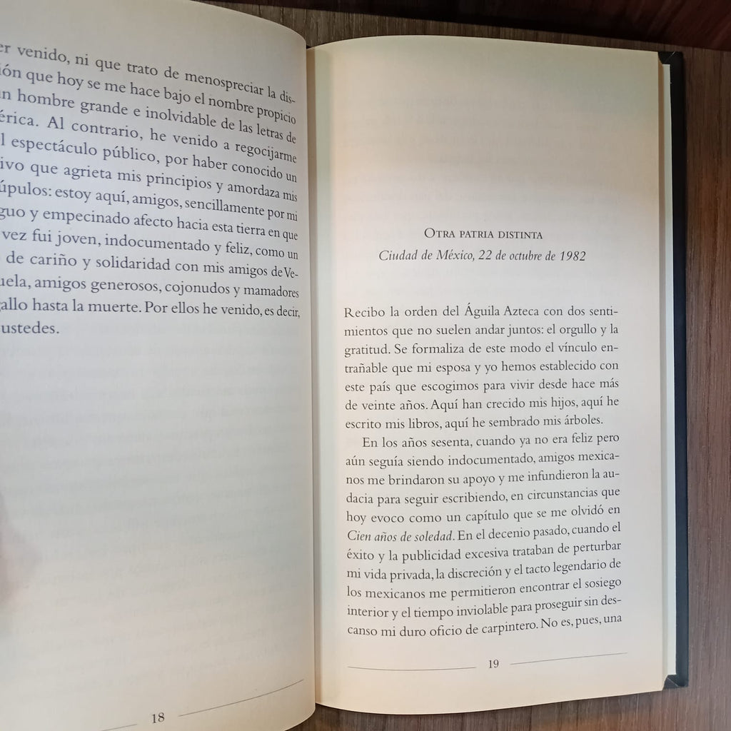 Yo no vengo a decir un discurso