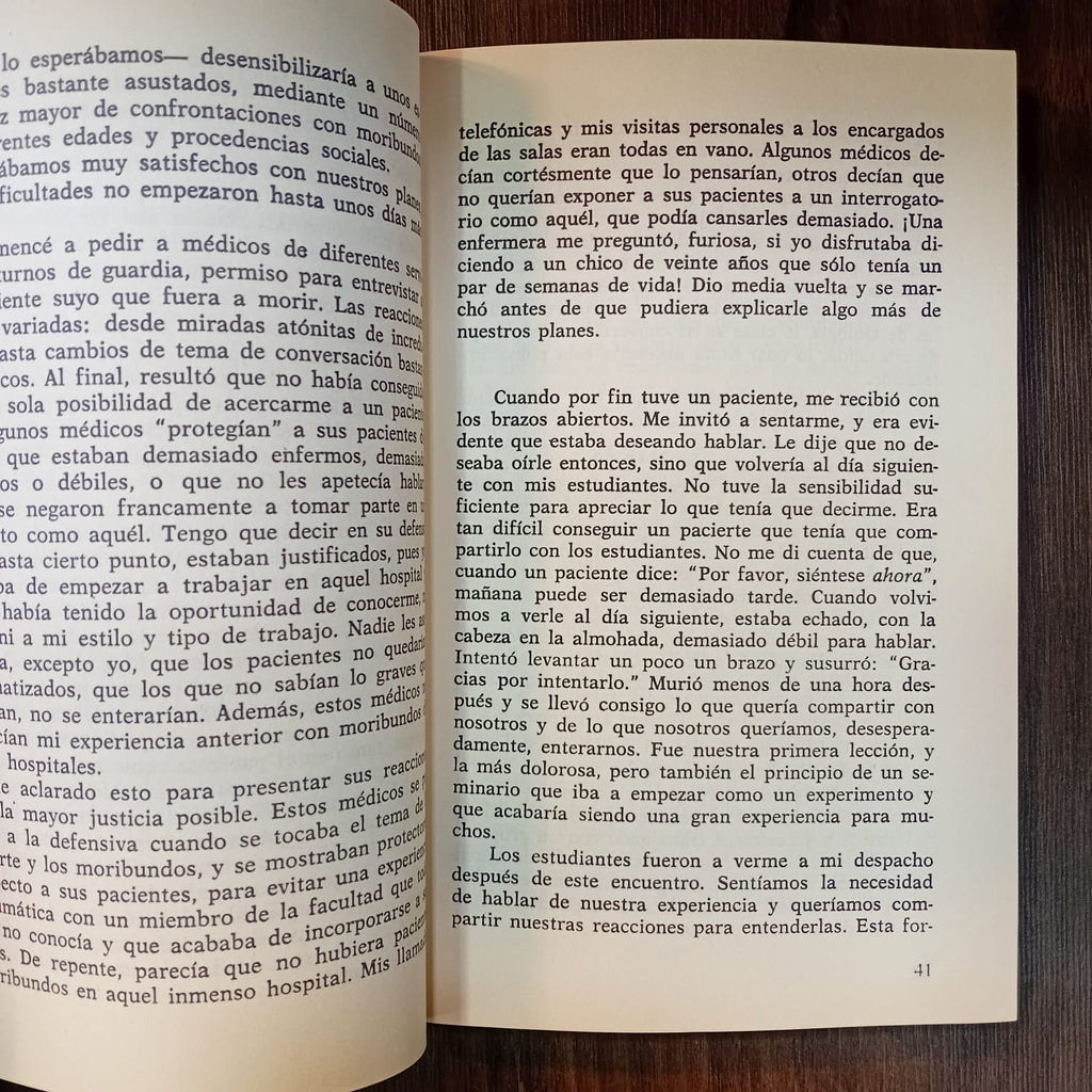 Sobre la muerte y los moribundos
