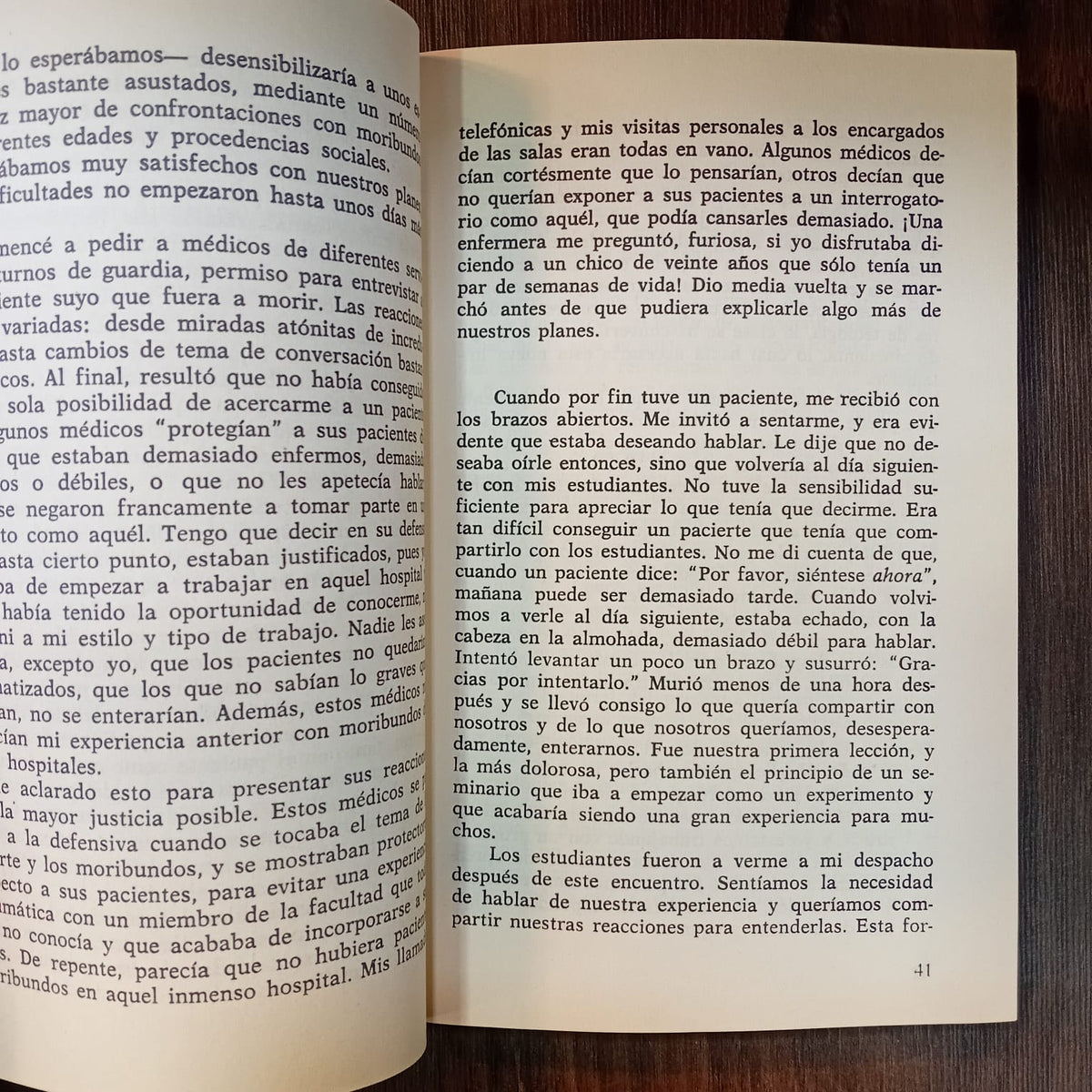 Sobre la muerte y los moribundos