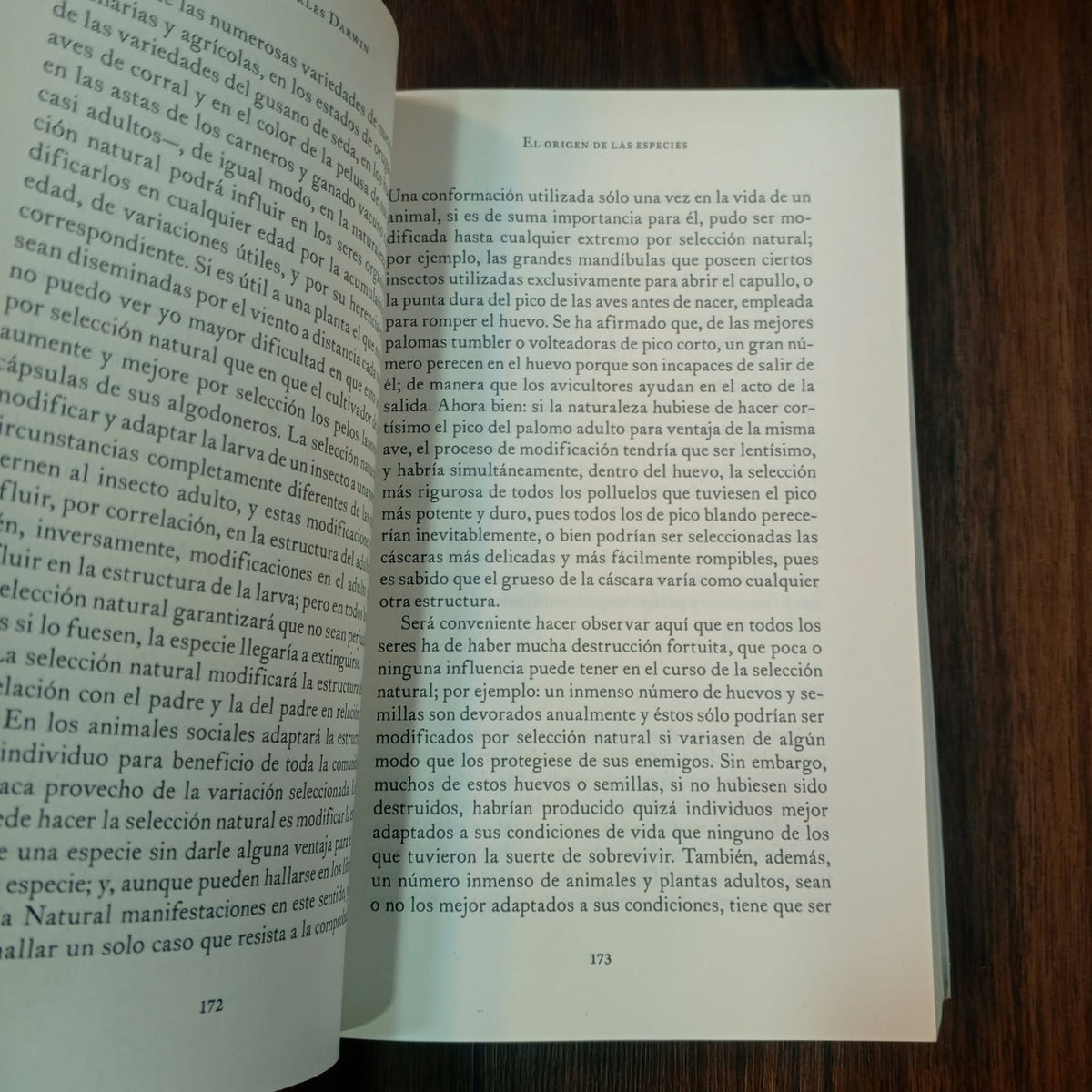 El origen de las especies