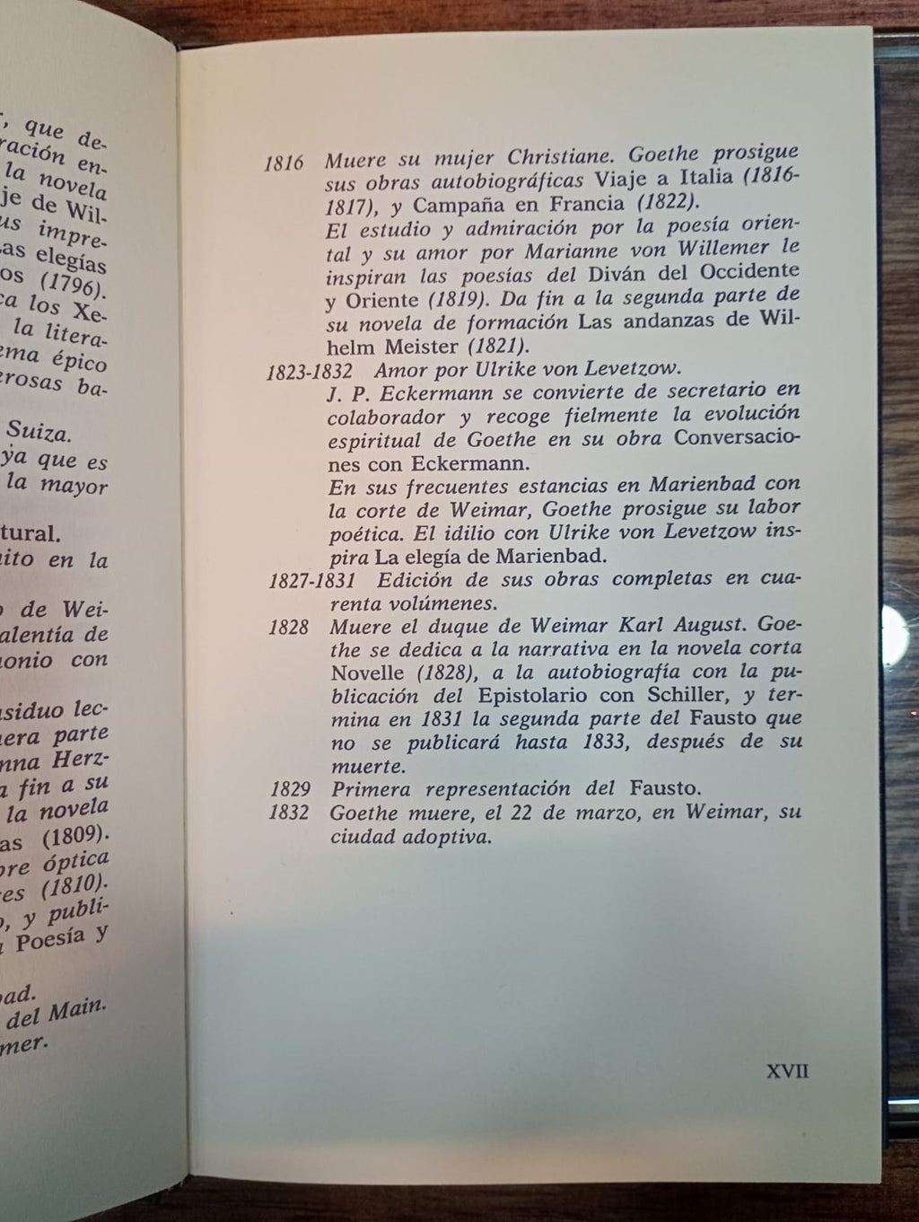 Los sufrimientos del joven Werther. Johann W. Goethe