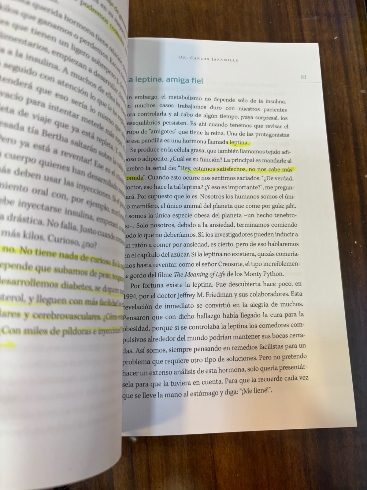 El milagro metabólico